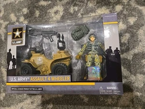 US Army Assault 4 Wheeler Playset Officially Licensed 3 3/4" - Bild 1 von 3