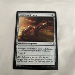 MTG Lightning Greaves Commander 2019 217/302 Regular Uncommon - Picture 1 of 2