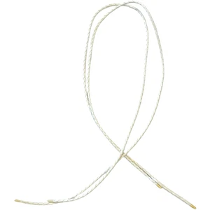 White Corded Bolo Tie Strings 36" - LOT of 2 - Picture 1 of 4
