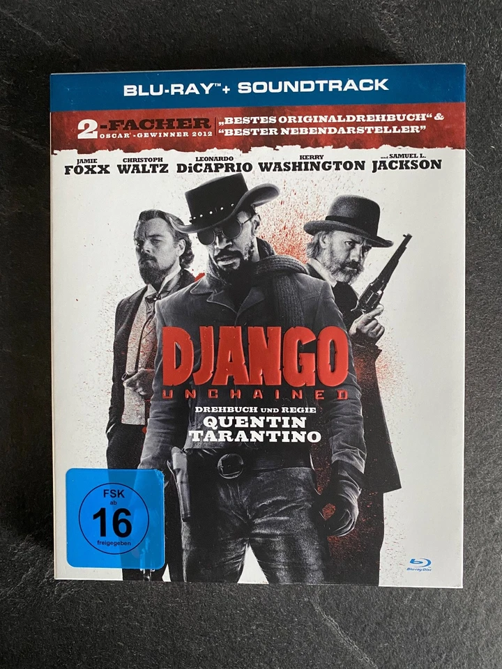 DJANGO UNCHAINED - Digipack mit Soundtrack - Tarantino, Waltz, DiCaprio - Bild 1 von 4
