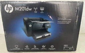 HP LaserJet Pro M201DW Wireless Monochrome Laser Printer HAS A SMELL - Picture 1 of 6