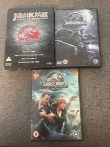 Jurassic Park Trilogy Steelbook + Jurassic World, Fallen Kingdom DVD - Picture 1 of 3
