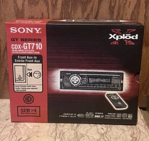 Rare NEW In Box SONY Xplod CDX-GT710 High End Car Stereo CD Radio AUX player - Picture 1 of 14