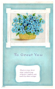 Vintage Grußkarte. bpc - Bild 1 von 2