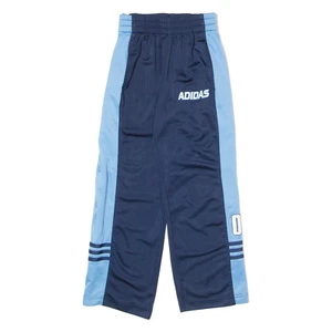 Adidas Side Popper Mädchen Trainingshose blau gerade S W22 L22 - Bild 1 von 6