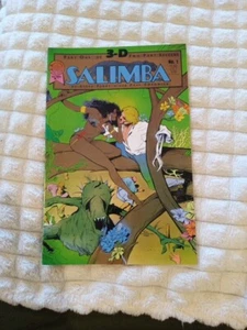 Salimba 3-D Part #1 1986 NM 3-D Series #6 High Grade Blackthorne Comic - Picture 1 of 2