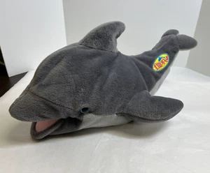 Flipper the Dolphin Dakin Plush Soft Hand Puppet Squeaks Vintage 1996 - Picture 1 of 11