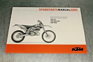 Bonita KTM 250 SX 2005, 250/300 EXCELENTE, 300 piezas de repuesto de chasis MXC manual fabricante de equipos originales usado - Imagen 1 de 1