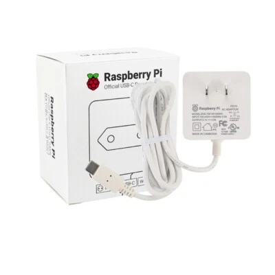 DC 5.1V 3A Raspberry Pi 4 400 Official Power Supply Adapter USB-C US UK EU Plug - Image 1 of 4
