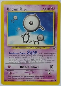 Unown B 39/64 Pokemon Karte - Neo Revelation - Uncommon - Unlimited - EX-NM  - Bild 1 von 2
