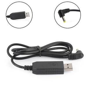 Walkie-talkie USB Charger Cavo with Indicator Per BaoFeng UV5RE UV-5R H7 Y - Zdjęcie 1 z 11