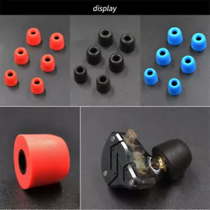 NEW Memory Foam Ear Tips Earbuds Noise Isolating Eartips For Earphone Headphones - Picture 1 of 9