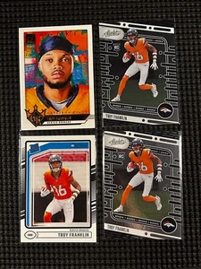 Lote de novato 2024 Panini Donruss - Troy Franklin Gridiron Kings Denver Broncos - Imagen 1 de 2