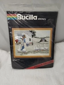 KIT DE AGUJA BUCILLA ALIMENTANDO A LOS GANSOS 49881 NUEVO 18" X 24" ¡GUAU!! - Imagen 1 de 6