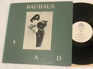 45 rpm BAUHAUS 4 A.D. 1983 Beggars Banquet / 4AD BAD 312 Post-Punk Goth plays NM - Picture 1 of 5