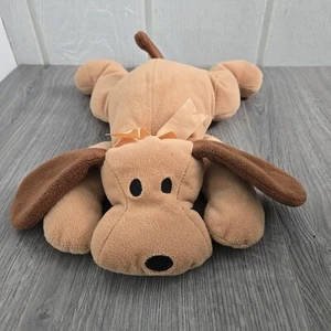 Vintage Ty Pillow Pals Bones the Dog Brown Stuffed Animal Plush Kids Toy - Picture 1 of 6
