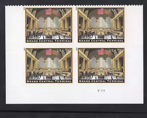 2013 $19.95 Grand Central Plate Block Scott #4739, Mint NH - Picture 1 of 1