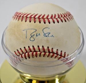 Brian McRae Royals Autographed Baseball w/COA EXBB13 - Picture 1 of 3