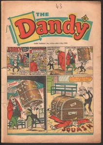 Dandy #1416 1969-D C Thompson-underground comix style-newspaper format-G - Picture 1 of 2