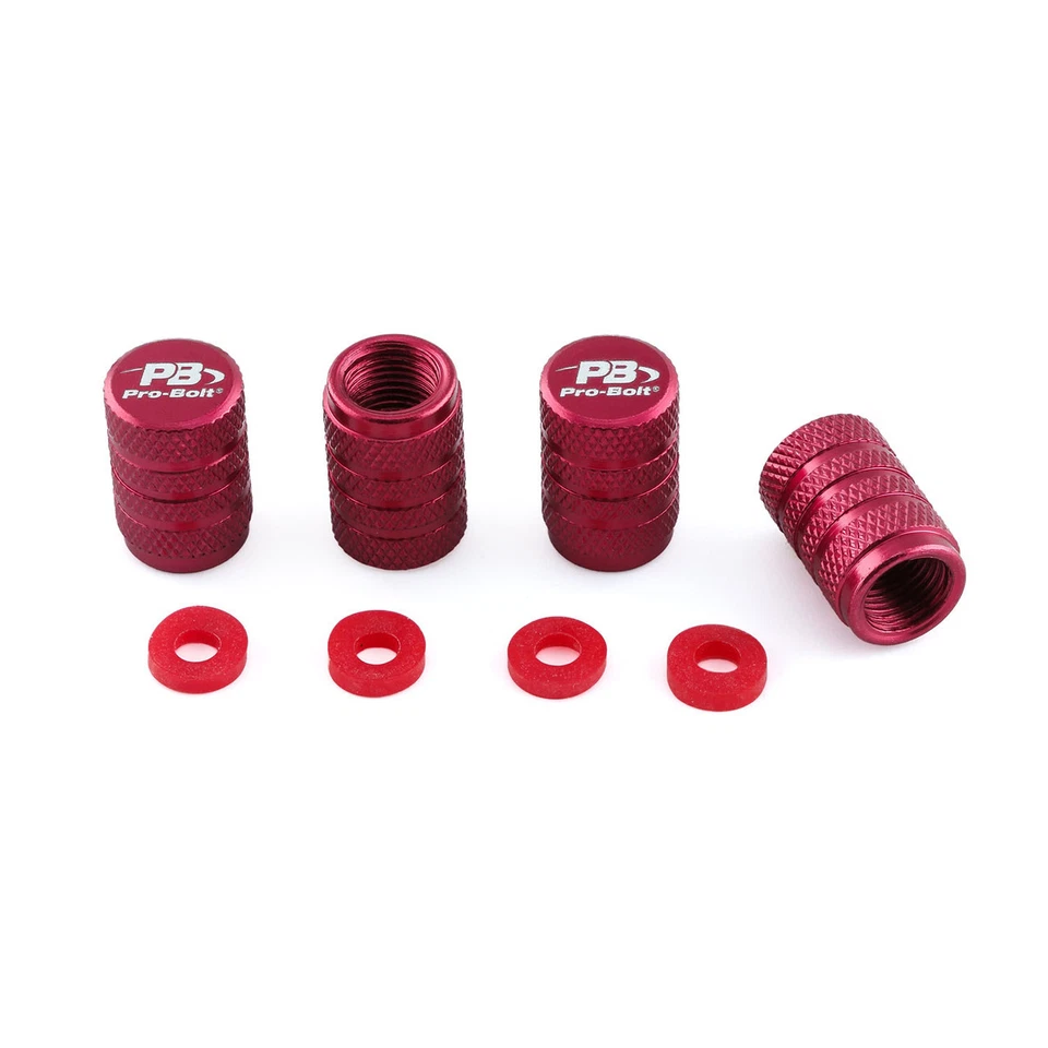 Valve Caps Dust Red for Mazda MX5 MX6 RX7 RX8 CX3 CX30 CX5 CX60 CX7 MX30 - Image 1 of 1
