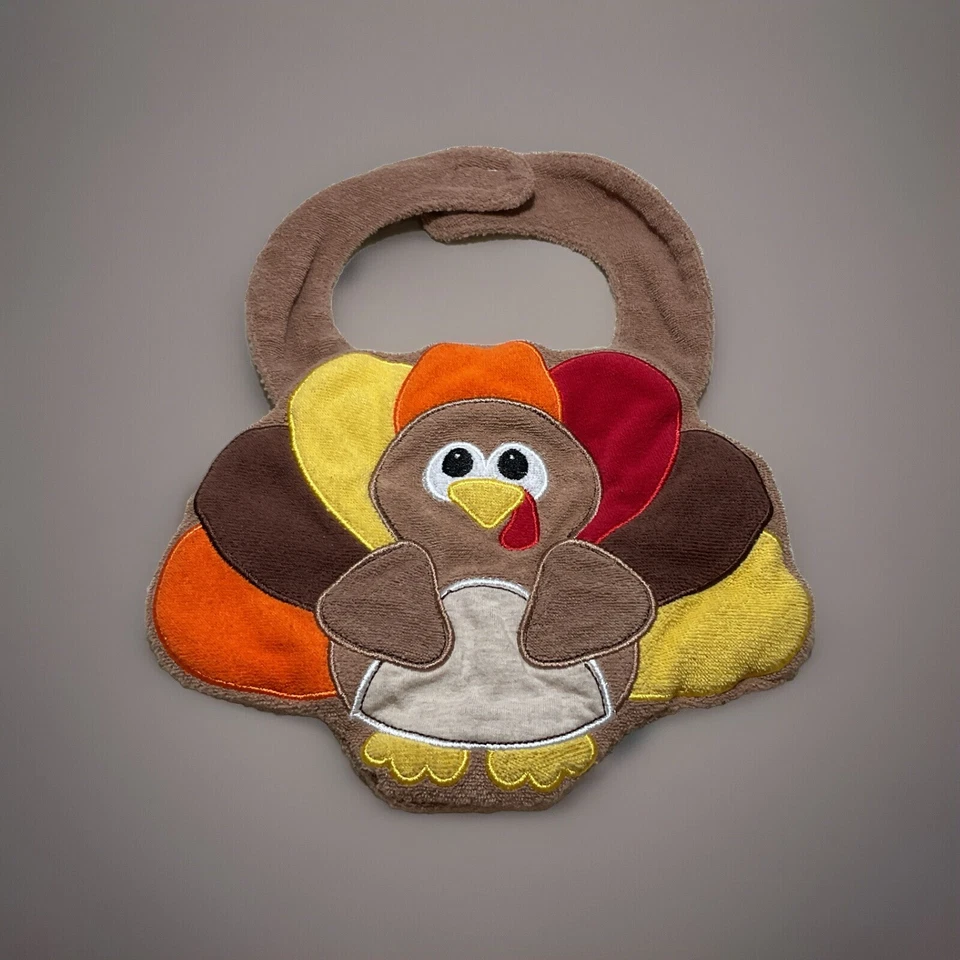 Babero Baby Essentials Otoño Acción de Gracias Pavo Unisex Talla Única Marrón Foto 1 de 3