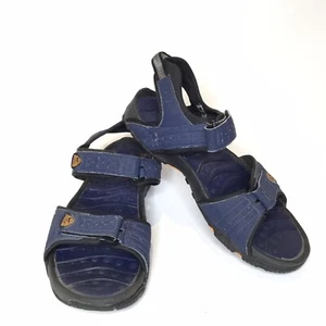 Nike ACG Blue Sandals Hook & Loop Men 10 Closure Distress READ Description - Picture 1 of 17