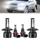 For Toyota Rav4 2001 2002 2003 2004 2005 -4X 6000K Led Headlight Bulb Fog Light