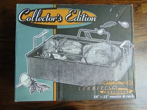 CALPHALON COMERCIAL 16"X13" ROASTER & RACK NEW - Picture 1 of 5