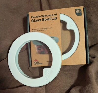 Food Huggers Replacement Lids - XSmall- Glass/ Silicone - Buy 3 Get 1 FREE - Image 1 of 4