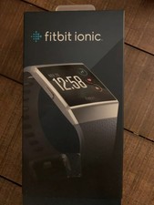 Fitbit IONIC Smartwatch Blue/Gray Bluetooth Tracker Fitness