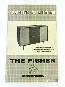 Fisher Radio Corporation The Fisher The Amassador II Operating Instructions - Picture 1 of 6