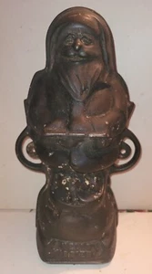 Molde para hornear de hierro fundido Griswold Hello Kiddies Santa Claus años 40 Navidad - Imagen 1 de 17