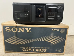 Sony CDP-CX455 400 Disc CD Mega Speicher Player Wechsler ohne Fernbedienung funktioniert - Bild 1 von 12