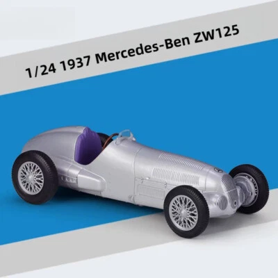Масштаб 1:24 1937 Mercedes-Ben ZW125 металлический автомобиль модель игрушки украшения подарок идея - Изображение 1 из 4