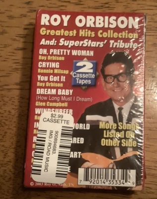 Roy Orbison Greatest Hits Collection 2 Cassette Tapes Pack Brand new sealed - Image 1 of 4