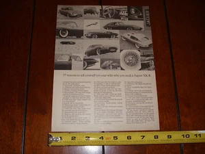 1963 JAGUAR XK-E ORIGINAL AD - Picture 1 of 4