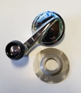 55 56 57 58 59 60 Chevy Vent Window Handle Crank Black Knob - Picture 1 of 1