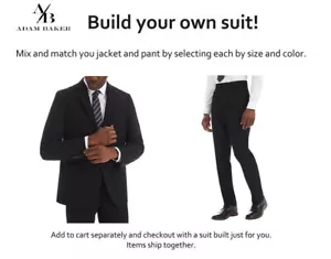 Adam Baker Men's Classic Fit Suit Separates (Jacket & Pants) - Picture 1 of 9