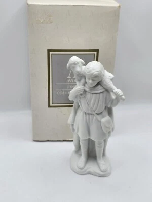 Avon Nativity-Avon Shepherd With Lamb With Box - 1993 - Image 1 of 4