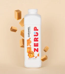 Zerup Zero Sugar / Sugar Free Caramel Syrup 1 Litre - Picture 1 of 4