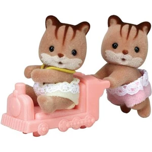 Calico Critters #CC1481 HAZELNUT CHIPMUNK TWINS New in Box - Picture 1 of 1