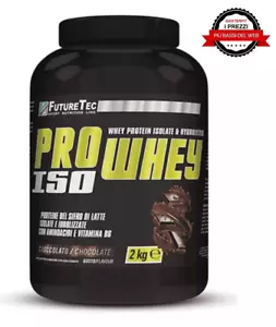 PROTEINE Isolate e idrolizzate PRO WHEY ISO ZERO 2 kg v.b.104 FUTURETEC 2000 gr - Imagen 1 de 1