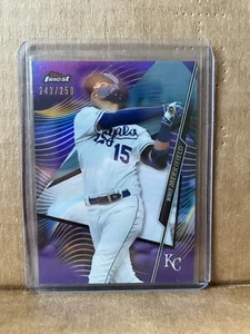 Whit Merrifield 2020 Topps Finest Purple /250 #65 - Picture 1 of 2