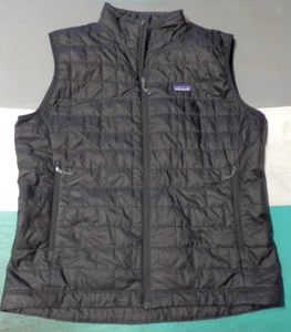 Patagonia Nano Puff gesteppt schwarz isoliert durchgehender Reißverschluss Weste Herren Large Primaloft - Bild 1 von 4