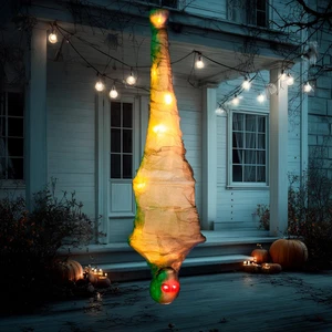 Halloween Deko 119cm Beleuchtet Kokon-Leiche für Innen & Außen JOYIN - Bild 1 von 12