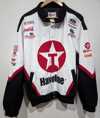 Chase Authentics NASCAR Texaco Racing Jacket Mens Large Havoline Robert Yates - Image 1 of 4