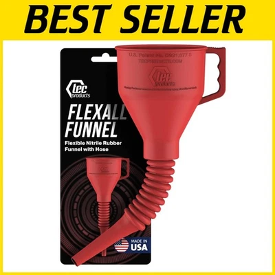 防溢长柔性漏斗换油 - 可靠的丁腈橡胶设计 — 第 1/4 张图片