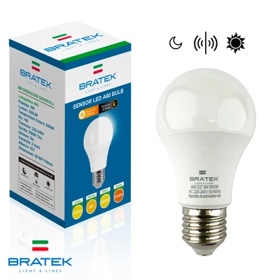 Nan LED Dämmerig 9W E27 Chip Samsung On Off Auto Birne Hell - Bild 1 von 4