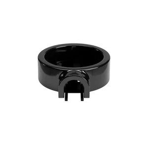 Porzellan Basis Schwarz Ø66,5 mm für Creative-Tubes & Steckdosen - Bild 1 von 8