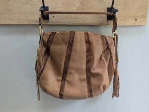 Aimee Kestenberg Tuscany Hobo Shoulder Bag Leather Suede Handbag Purse Fringe - Picture 1 of 19